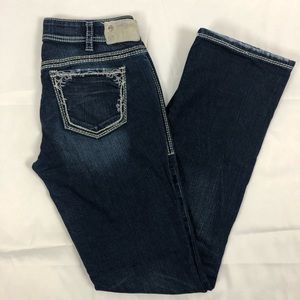 SILVER Jeans 31 x 37 Factory distressed